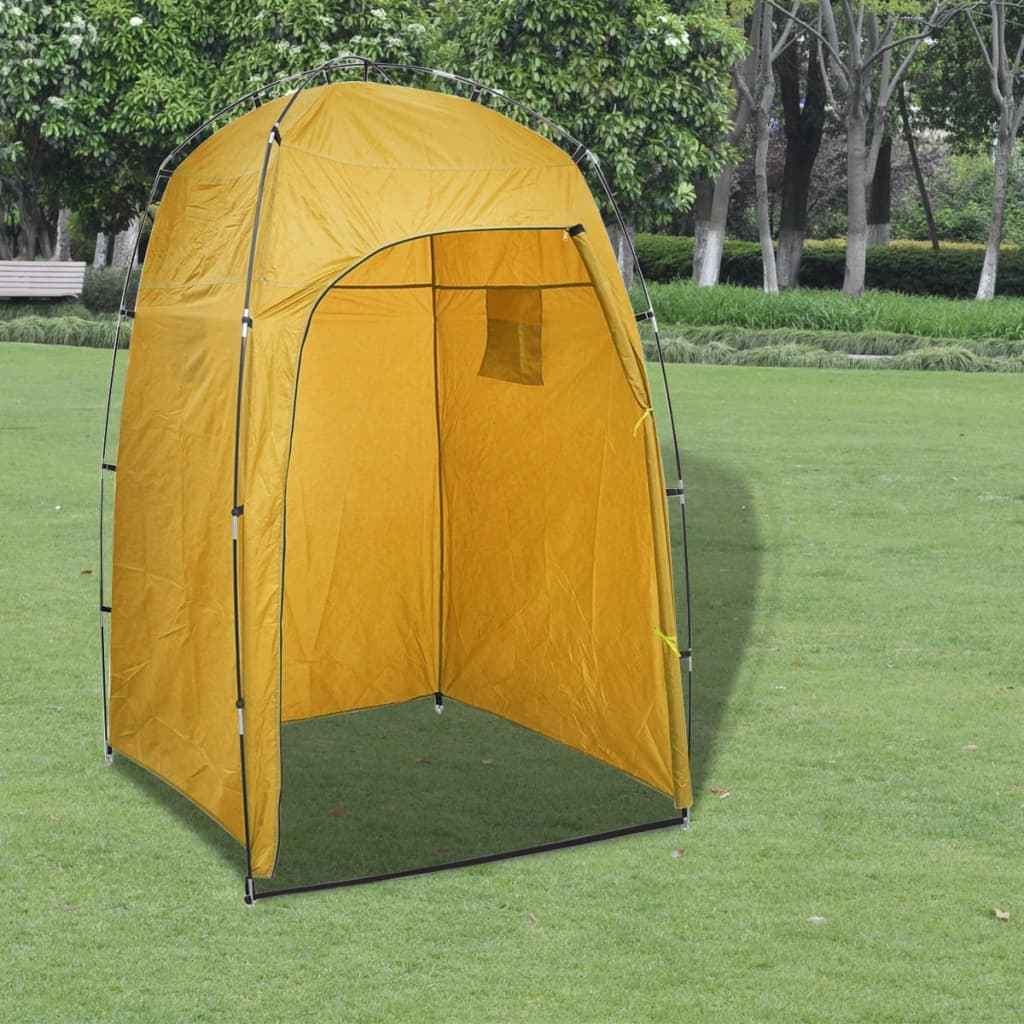 Toilette Portatile da Campeggio con Tenda 10+10 L 