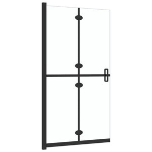 Parete per Doccia Walk-in Pieghevole in Vetro ESG 90x190 cm cod mxl 51406