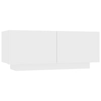 Comodino Bianco 100x35x40 cm in Legno Multistrato cod mxl 31269