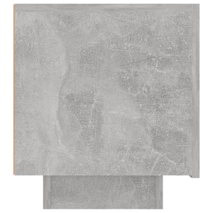 Comodino Grigio Cemento 100x35x40 cm in Truciolato 3082769