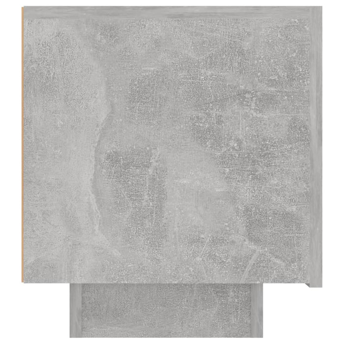 Comodino Grigio Cemento 100x35x40 cm in Truciolato 3082769