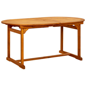 Tavolo da Pranzo per Esterni (160-240)x100x75cm Massello Acacia 316565