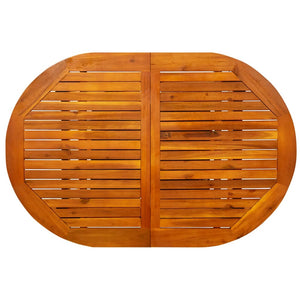 Tavolo da Pranzo per Esterni (120-170)x80x75 cm in Legno Acacia cod mxl 52483