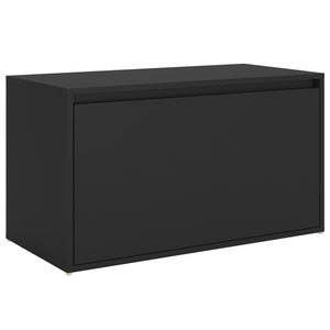 Panca da Ingresso 80x40x45 cm Nera in Truciolato cod mxl 52766