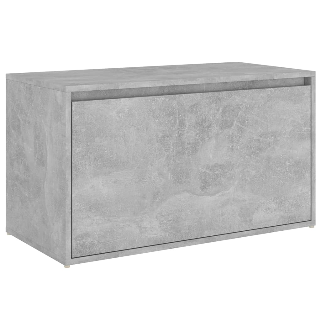 Panca da Ingresso 80x40x45 cm Grigio Cemento in Truciolato 808670