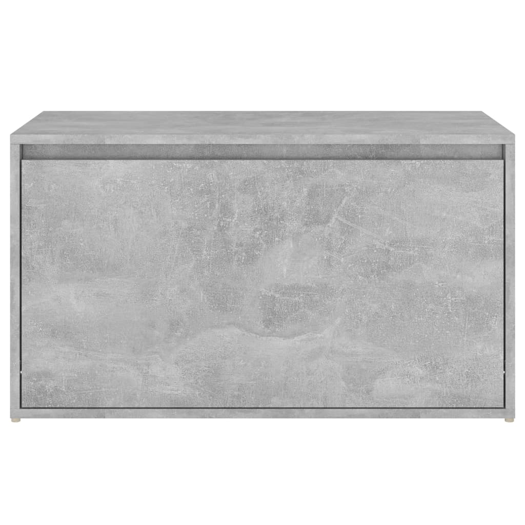 Panca da Ingresso 80x40x45 cm Grigio Cemento in Truciolato 808670