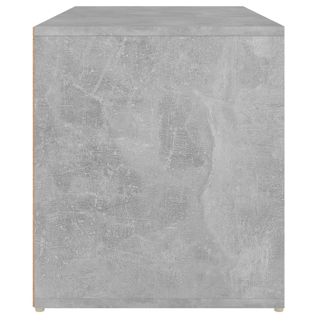 Panca da Ingresso 80x40x45 cm Grigio Cemento in Truciolato 808670