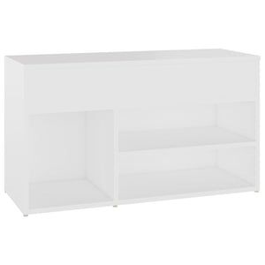 Panca Portascarpe Bianco 103x30x54,5 cm in Truciolato cod mxl 54251