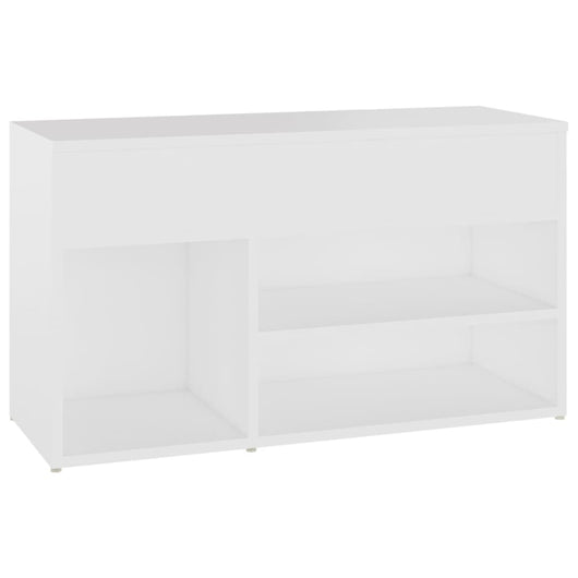 Panca Portascarpe Bianco 103x30x54,5 cm in Truciolato cod mxl 54251