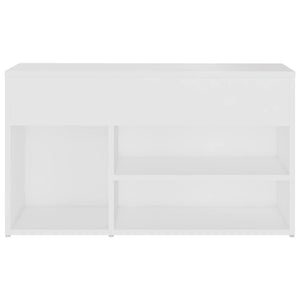 Panca Portascarpe Bianco 103x30x54,5 cm in Truciolato cod mxl 54251