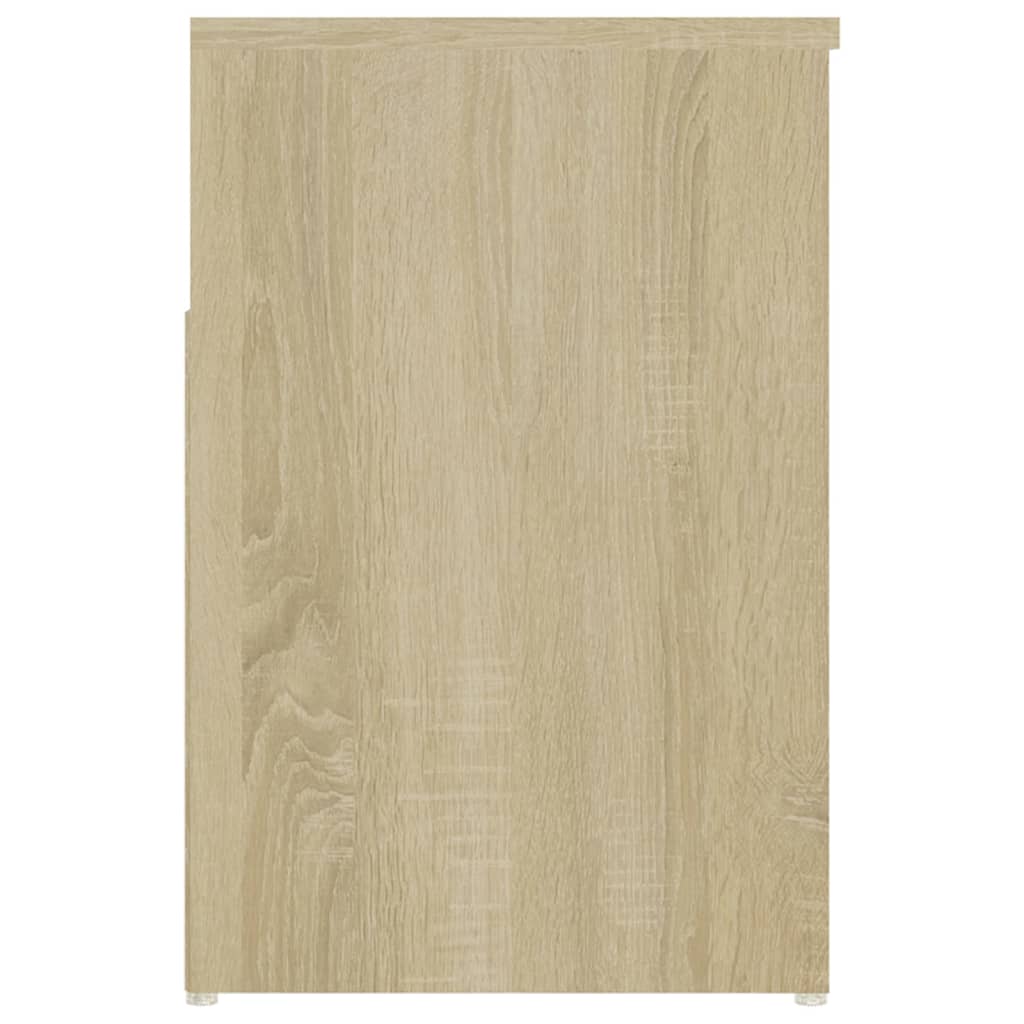 Panca Portascarpe Rovere Sonoma 103x30x54,5 cm in Truciolato 808750