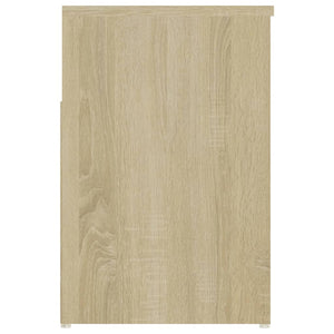 Panca Portascarpe Rovere Sonoma 103x30x54,5 cm in Truciolato 808750