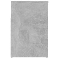 Panca Portascarpe Grigio Cemento 80x30x45 cm in Truciolato cod mxl 49210