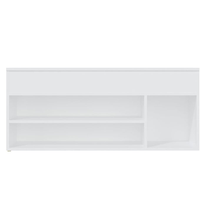 Panca Portascarpe Bianco 105x30x45 cm in Truciolato cod mxl 70848