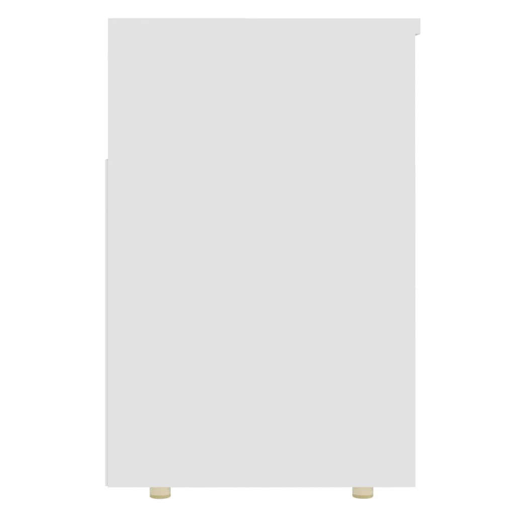 Panca Portascarpe Bianco 105x30x45 cm in Truciolato cod mxl 70848