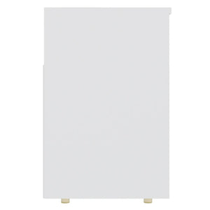 Panca Portascarpe Bianco 105x30x45 cm in Truciolato cod mxl 70848