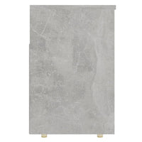 Panca Portascarpe Grigio Cemento 105x30x45 cm in Truciolato cod mxl 66939