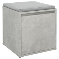 Cassetto Contenitore Grigio Cemento 40,5x40x40 cm in Legno cod mxl 39958