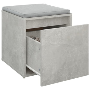 Cassetto Contenitore Grigio Cemento 40,5x40x40 cm in Legno cod mxl 39958