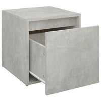 Cassetto Contenitore Grigio Cemento 40,5x40x40 cm in Legno cod mxl 39958