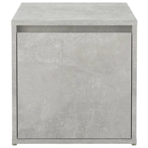 Cassetto Contenitore Grigio Cemento 40,5x40x40 cm in Legno cod mxl 39958