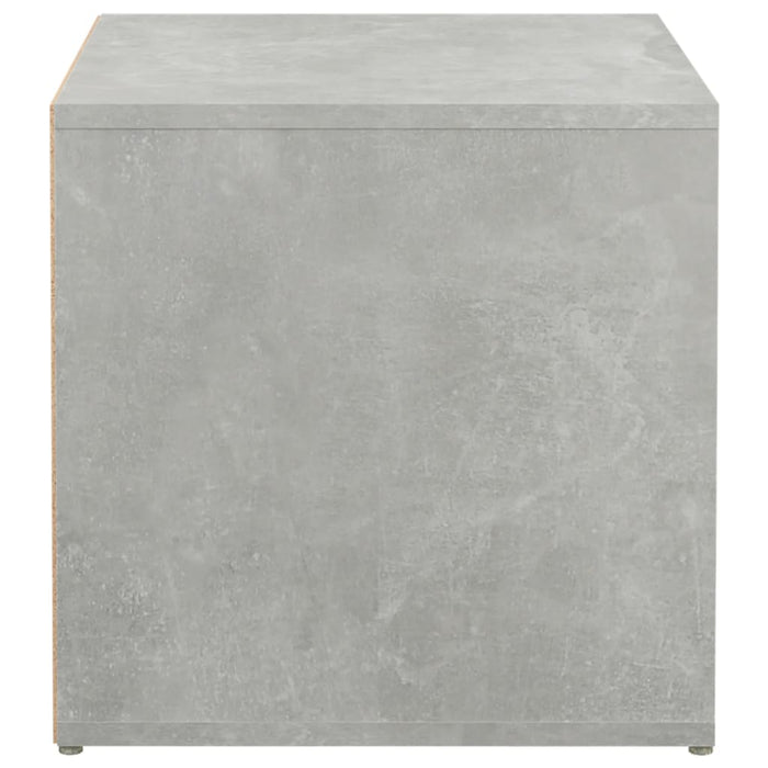 Cassetto Contenitore Grigio Cemento 40,5x40x40 cm in Legno cod mxl 39958