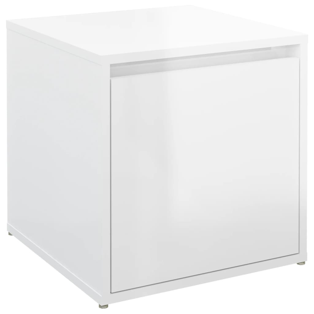 Cassetto Contenitore Bianco Lucido 40,5x40x40 cm in Legno cod mxl 49853