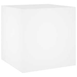 Fioriera Bianca 40x40x40 cm in Legno Multistrato cod mxl 66998