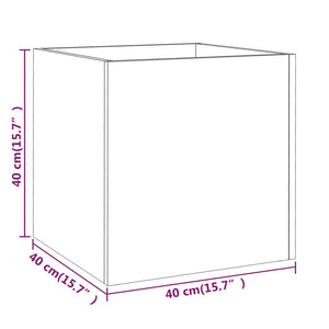 Fioriera Bianca 40x40x40 cm in Legno Multistrato cod mxl 66998