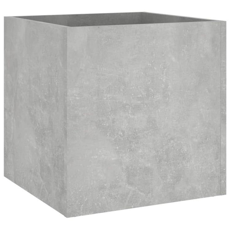 Fioriera Grigio Cemento 40x40x40 cm in Legno Multistrato cod mxl 66820