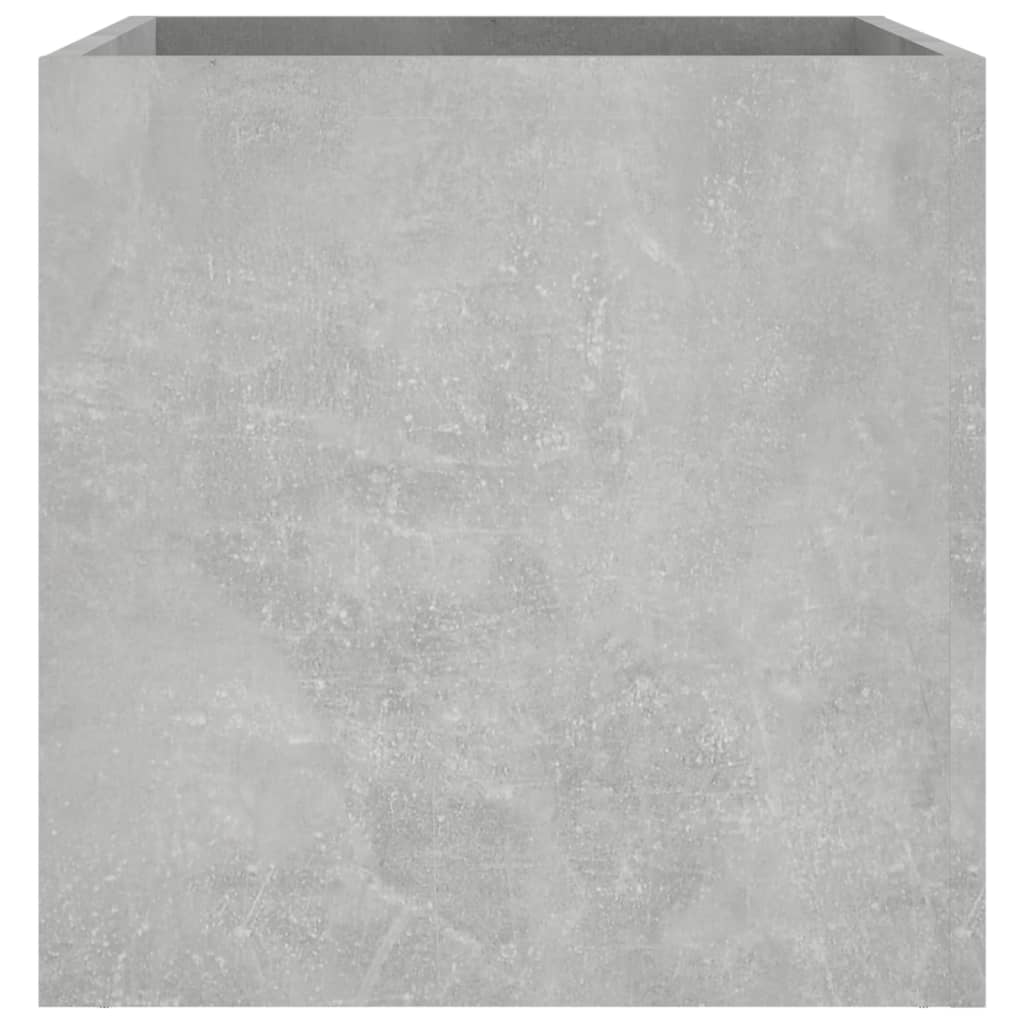 Fioriera Grigio Cemento 40x40x40 cm in Legno Multistrato 808796