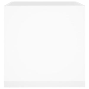 Fioriera Bianco Lucido 40x40x40 cm in Legno Multistrato cod mxl 67254