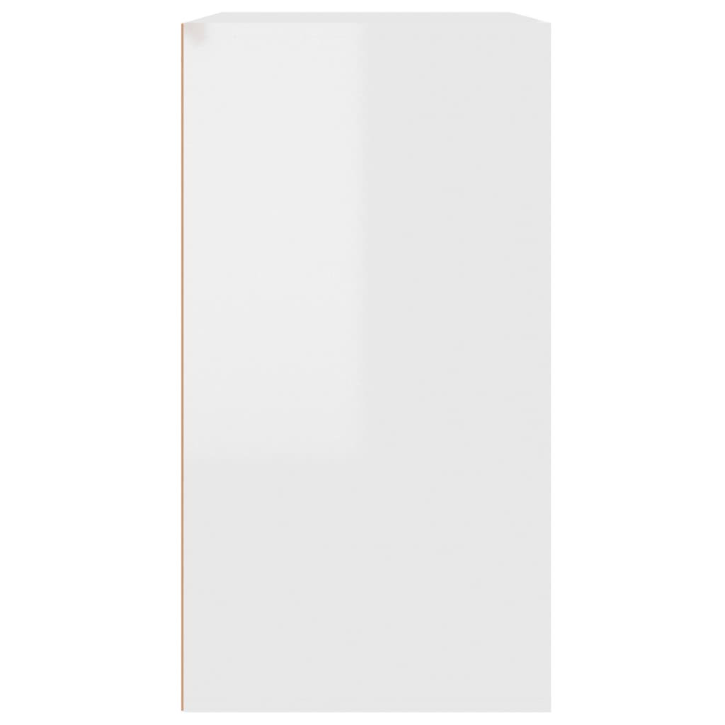 Armadietto per Cosmetici Bianco Lucido 80x40x75 cm in Legno cod mxl 44814