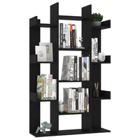 Libreria Nera 86x25,5x140 cm in Truciolato cod mxl 5854