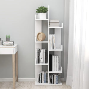 Libreria Bianca 48x25,5x140 cm in Truciolato 808909