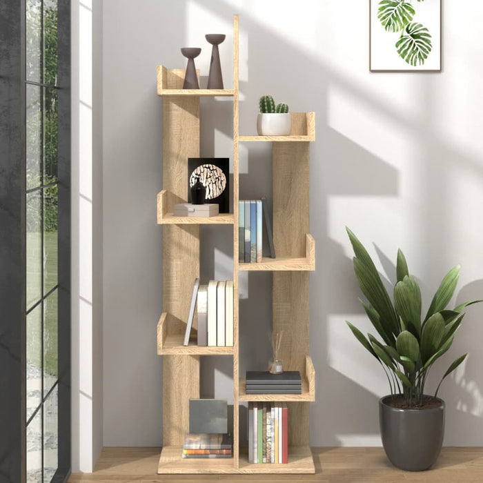 Libreria Rovere Sonoma 48x25,5x140 cm in Truciolato 808912