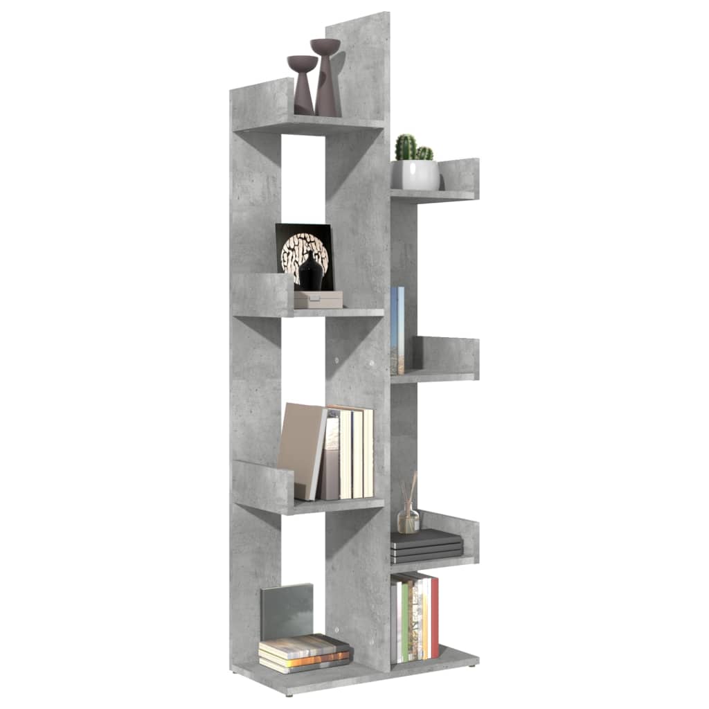 Libreria Grigio Cemento 48x25,5x140 cm in Truciolato 808913