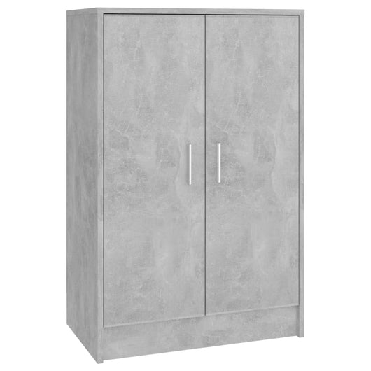 Scarpiera Grigio Cemento 60x35x92 cm in Truciolato cod mxl 47882