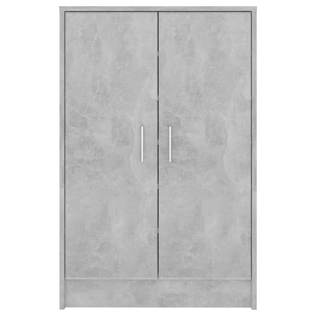 Scarpiera Grigio Cemento 60x35x92 cm in Truciolato cod mxl 47882