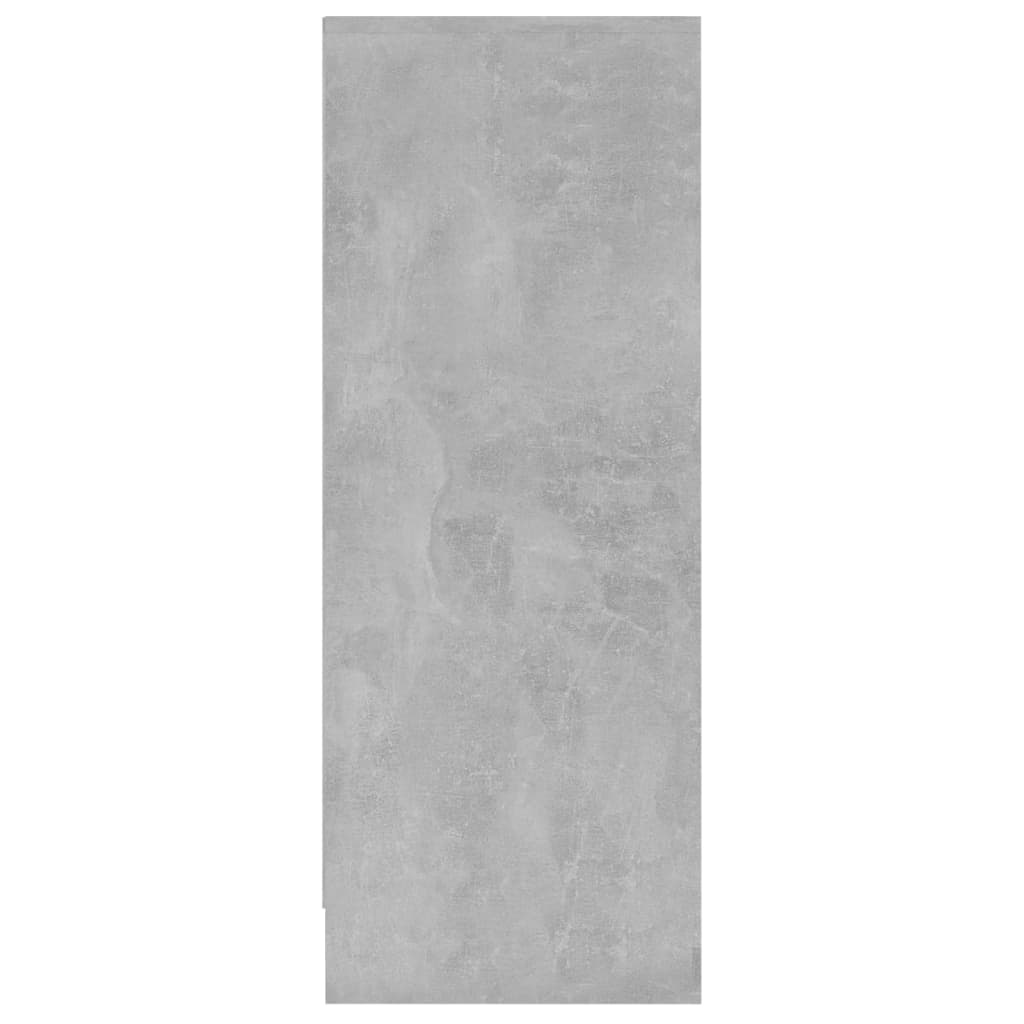 Scarpiera Grigio Cemento 60x35x92 cm in Truciolato cod mxl 49865