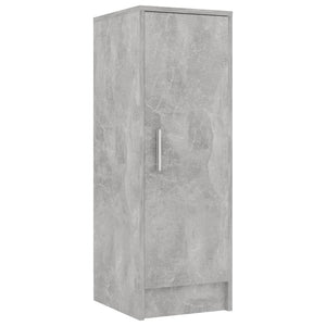 Scarpiera Grigio Cemento 32x35x92 cm in Truciolato 808976