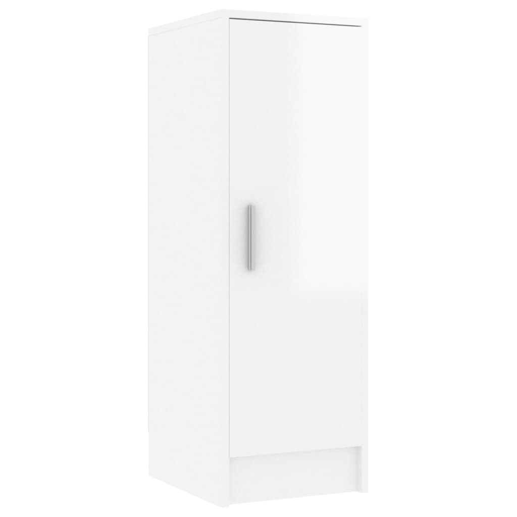 Scarpiera Bianco Lucido 32x35x92 cm in Truciolato cod mxl 50463