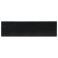 Tavolo Consolle Nero 110x30x75 cm in Legno Massello di Mogano 337890