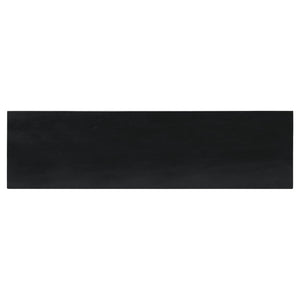 Tavolo Consolle Nero 110x30x75 cm in Legno Massello di Mogano 337890