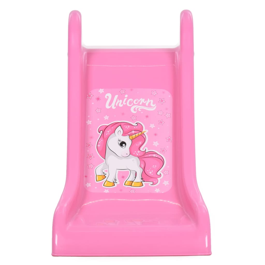 Scivolo per Bambini Pieghevole 111 cm Rosa 80364