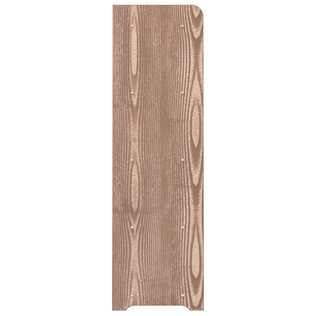 Scarpiera Marrone 90x24x81 cm in Legno Multistrato cod mxl 40023