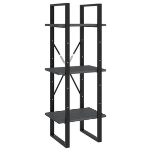 Libreria a 5 Ripiani Grigia 40x30x175 cm in Legno di Pino cod mxl 16929