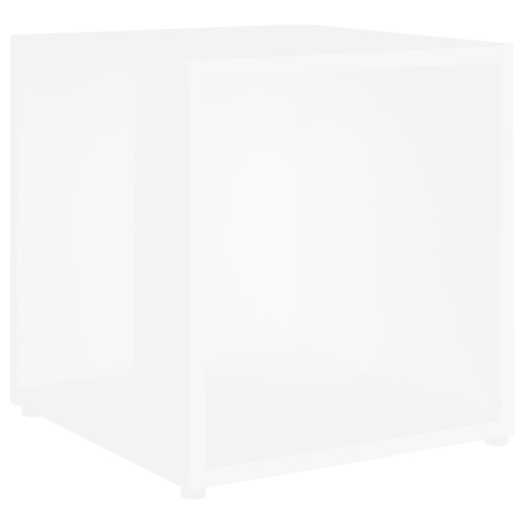 Tavolino Bianco 33x33x34,5 cm in Legno Multistrato