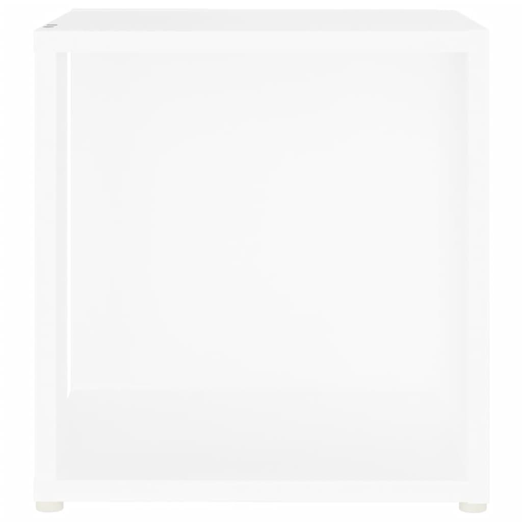 Tavolino Bianco 33x33x34,5 cm in Legno Multistrato