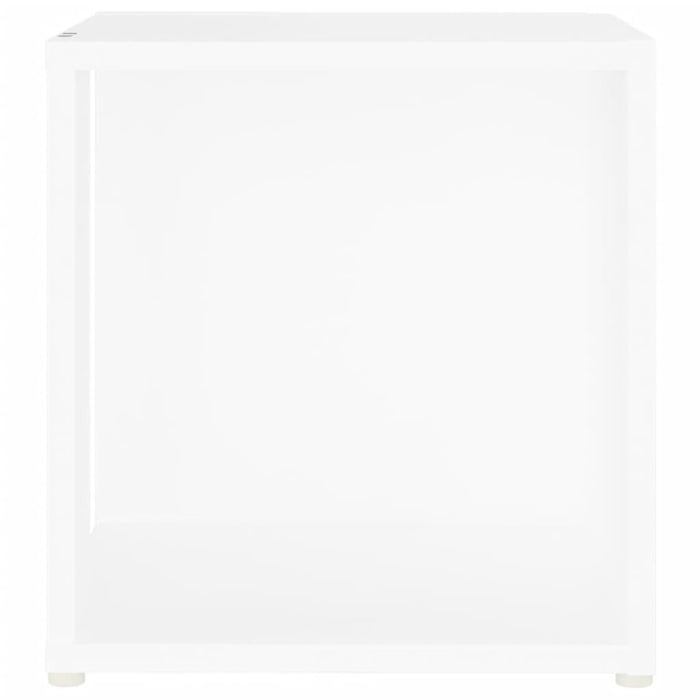 Tavolino Bianco 33x33x34,5 cm in Legno Multistrato